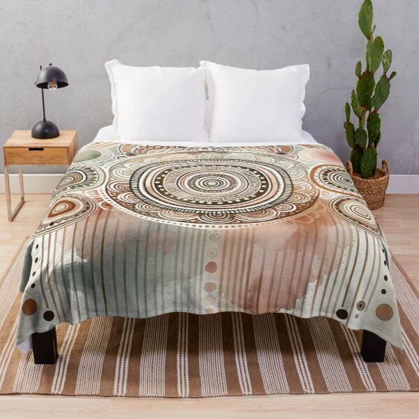 Item preview, Arte con motivos circulares pastel Boho Chic designed and sold by glowarya.