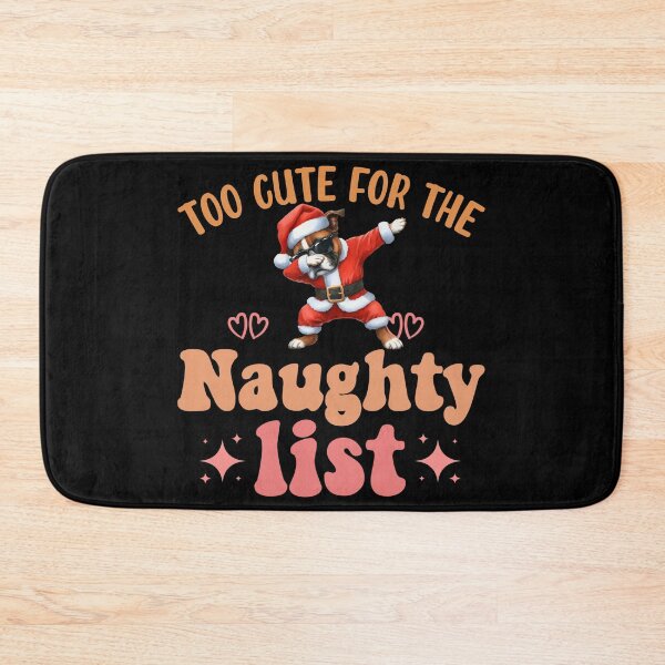 Item preview, "Too Cute for the Naughty List: Dabbing Boxer Christmas Delight" designed and sold by Xhevahir.
