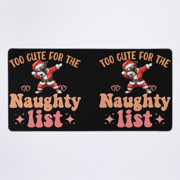 Item preview, "Too Cute for the Naughty List: Dabbing Boxer Christmas Delight" designed and sold by Xhevahir.