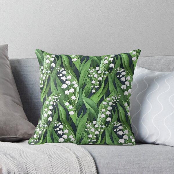 Item preview, Beautiful Lily of the Valley Flower pattern in Green and White designed and sold by CGSGraphics.