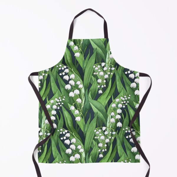 Item preview, Beautiful Lily of the Valley Flower pattern in Green and White designed and sold by CGSGraphics.