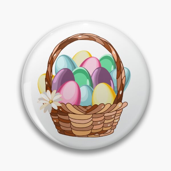 Item preview, Easter eggs in basket designed and sold by Mashusha-art.