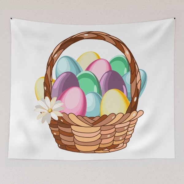 Item preview, Easter eggs in basket designed and sold by Mashusha-art.