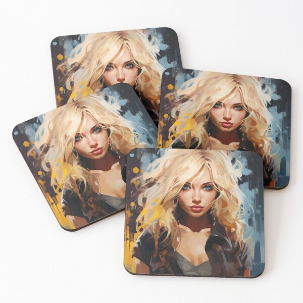Item preview, Exquisite pop culture woman portrait designed and sold by mliotard.