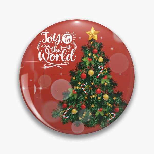 Item preview, Joy to the World Christmas Tree designed and sold by TidyKitchenInc.