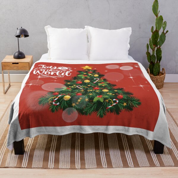 Item preview, Joy to the World Christmas Tree designed and sold by TidyKitchenInc.