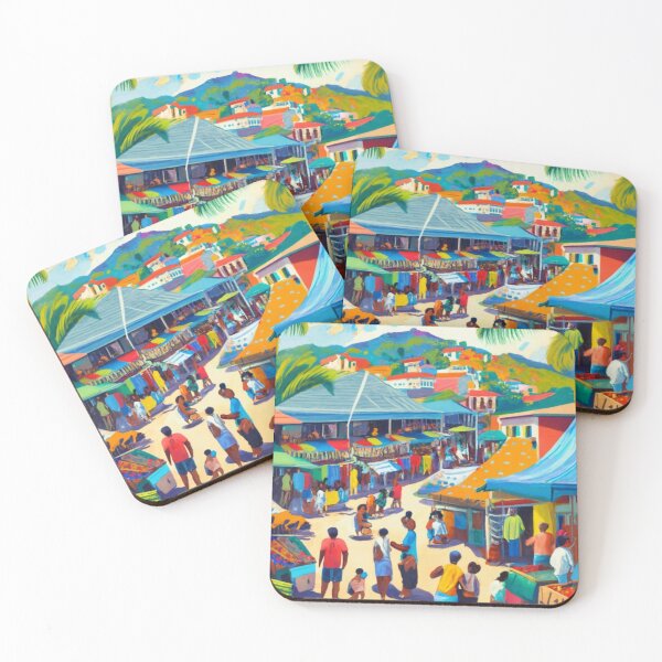 Item preview, West Indies Market designed and sold by ArtsDestination.