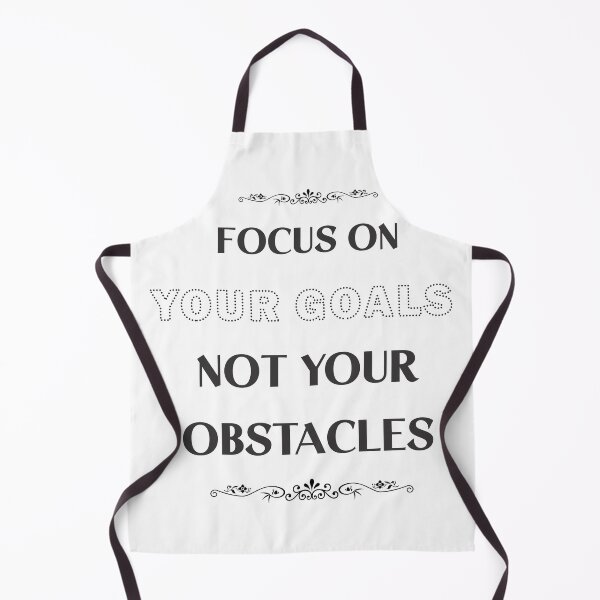 Item preview, Motivational, Focus on your goals, not your obstacles. designed and sold by Mahilis.