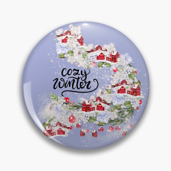 Item preview, Cozy Winter Christmas Village! designed and sold by TidyKitchenInc.