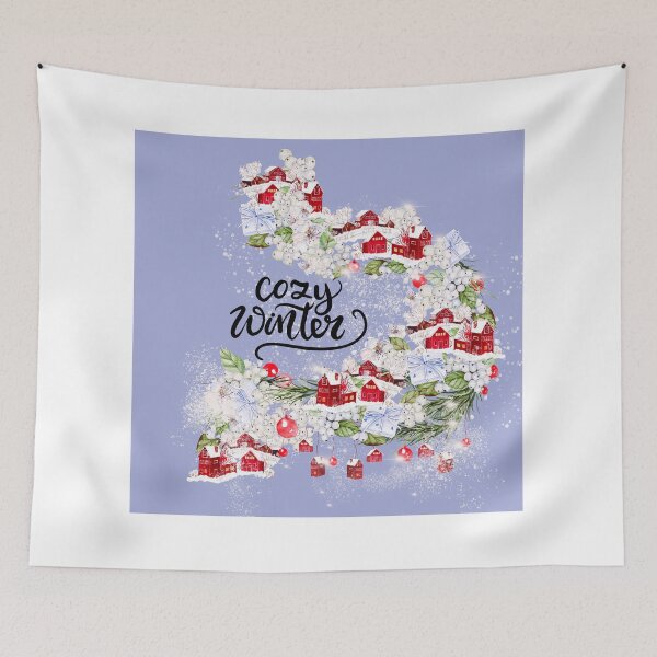 Item preview, Cozy Winter Christmas Village! designed and sold by TidyKitchenInc.
