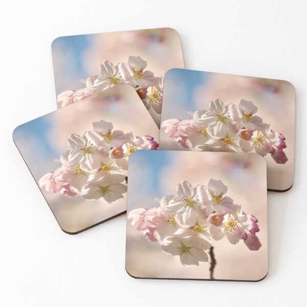 Item preview, Digital photograph of sunlit spring Cherry Blossom designed and sold by SimonJohnson1.