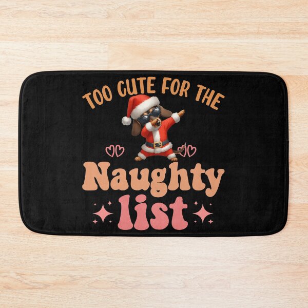 Item preview, "Too Cute for the Naughty List: Dabbing Dachshund Christmas Delight" designed and sold by Xhevahir.