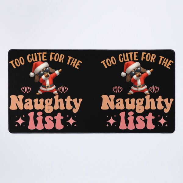 Item preview, "Too Cute for the Naughty List: Dabbing Dachshund Christmas Delight" designed and sold by Xhevahir.
