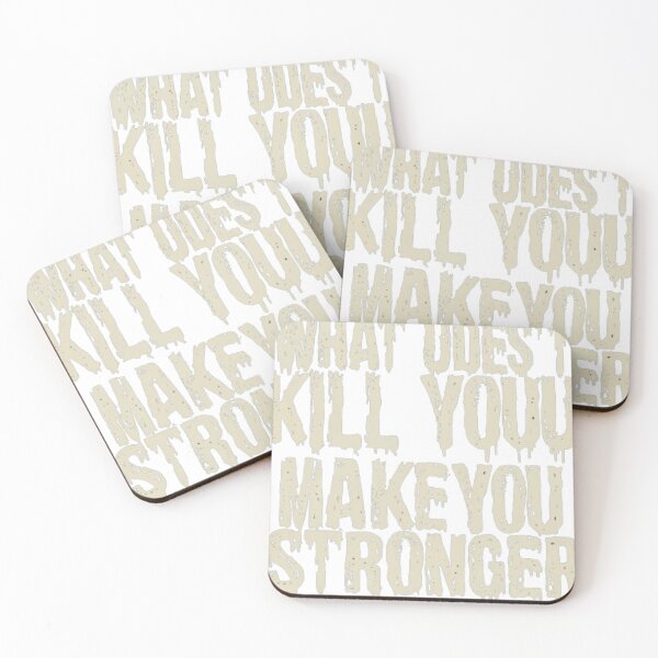 Item preview, WHAT DOESN'T KILL YOU MAKES YOU STRONGER designed and sold by Mouaz  ⭐⭐⭐⭐⭐.