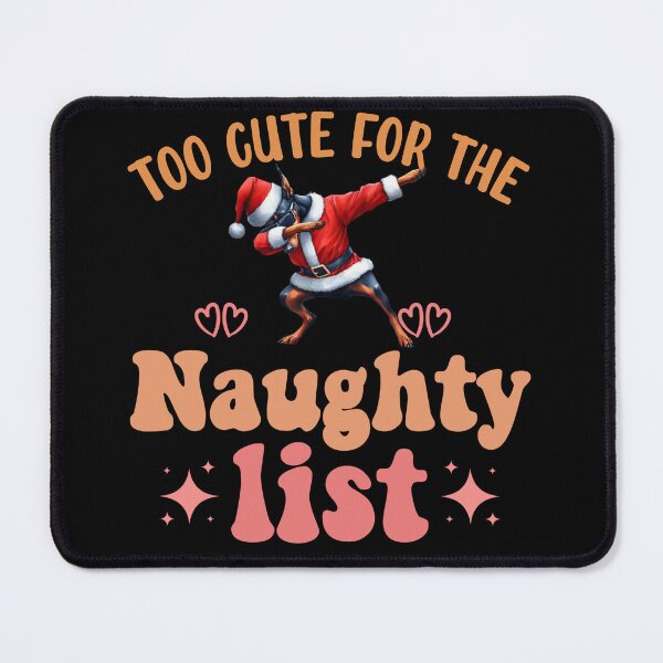Item preview, "Too Cute for the Naughty List: Dabbing Doberman Christmas Delight" designed and sold by Xhevahir.
