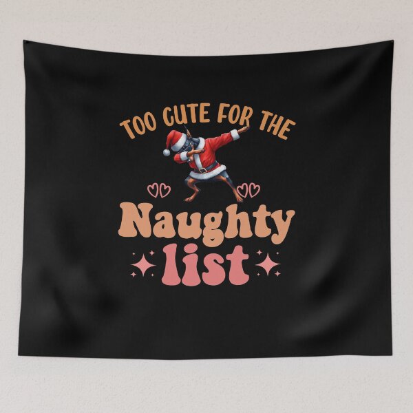 Item preview, "Too Cute for the Naughty List: Dabbing Doberman Christmas Delight" designed and sold by Xhevahir.
