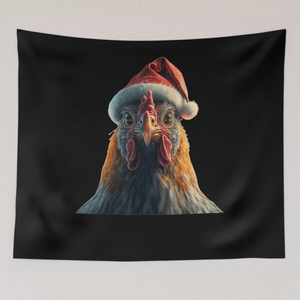 Item preview, Santa's chicken helper designed and sold by FreshArtFusion.