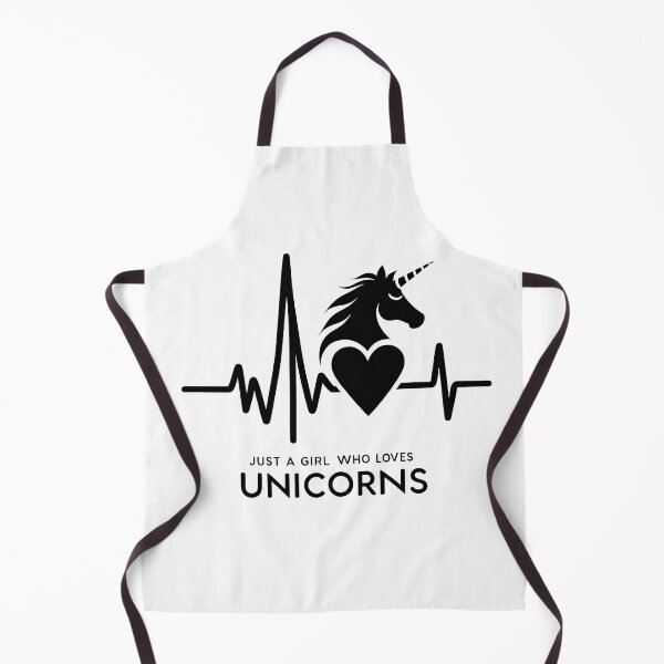Item preview, Girl's Love for Unicorns Heartbeat Art designed and sold by MAPDDesigns.