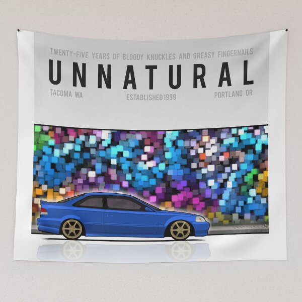 Item preview, Unnatural Car Club PNW: Electron Blue Coupe EM1 designed and sold by The Last Lugnut.