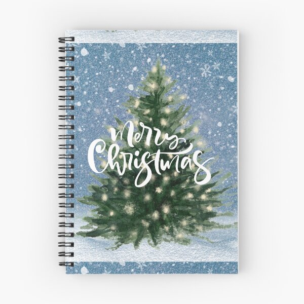 Item preview, Merry Christmas Tree in Snow! designed and sold by TidyKitchenInc.