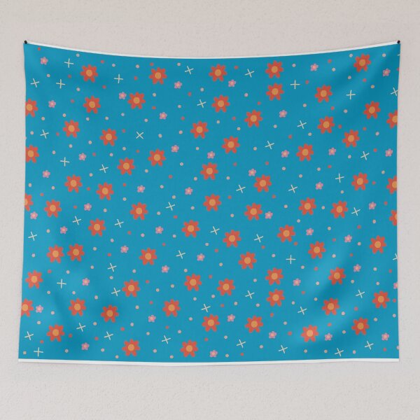 Item preview, Jardín de margaritas azules designed and sold by RubyRushCreate.