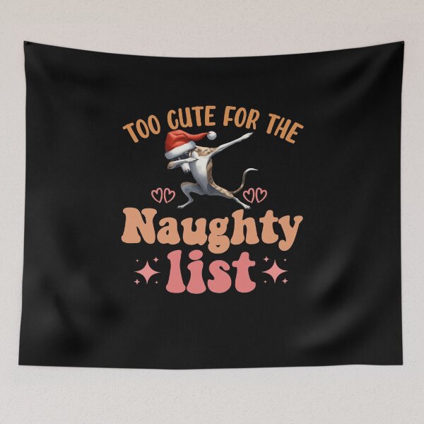 Item preview, "Too Cute for the Naughty List: Dabbing Greyhound  Christmas Delight" designed and sold by Xhevahir.