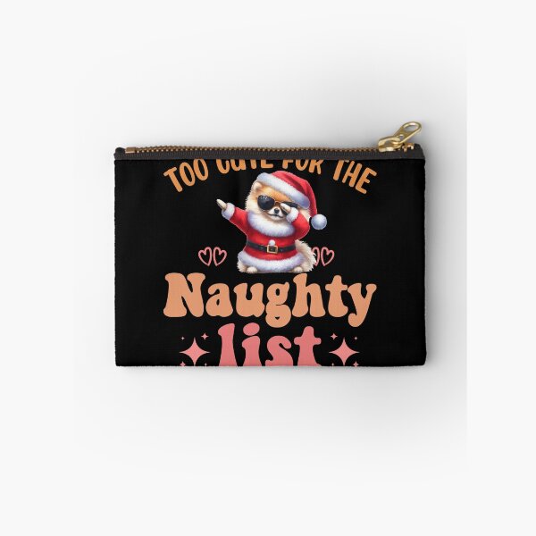 Item preview, "Too Cute for the Naughty List: Dabbing Pomeranian Christmas Delight" designed and sold by Xhevahir.