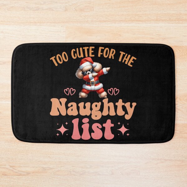 Item preview, "Too Cute for the Naughty List: Dabbing Poodle Christmas Delight" designed and sold by Xhevahir.