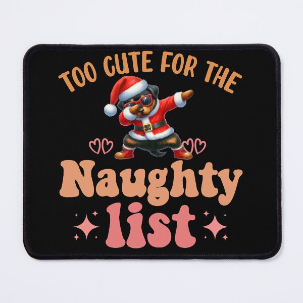 Item preview, "Too Cute for the Naughty List: Dabbing Rottweiler Christmas Delight" designed and sold by Xhevahir.