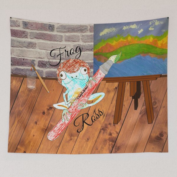 Item preview, Frog Ross Art designed and sold by LindyLuDrew.