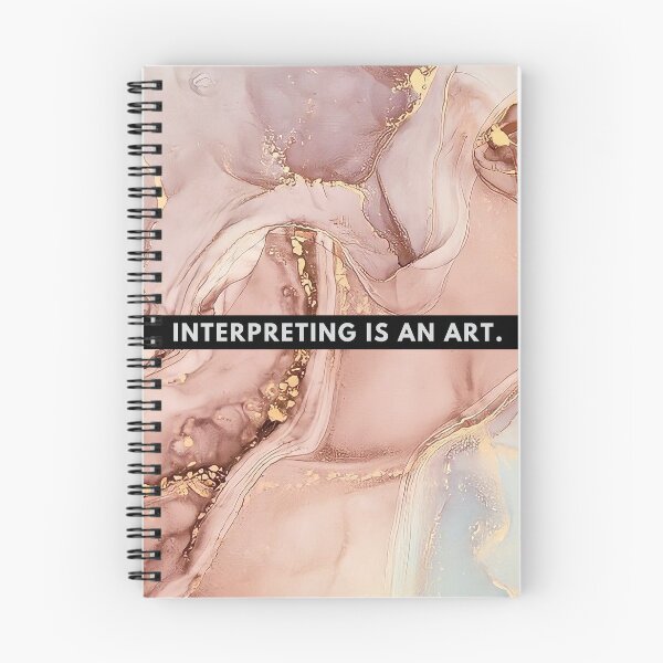 Item preview, Interpreting Is An Art Pink Marble designed and sold by Neeshki.