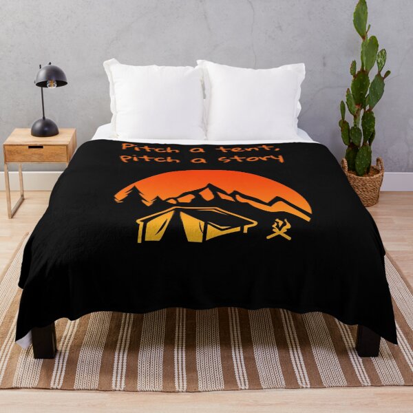 Item preview, pitch a tent, pich a story designed and sold by BuyMeifYouLike.