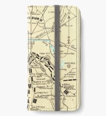 Civil War Maps 0455 Gettysburg battlefield Inverted iPhone Flip-Case/Hülle/Klebefolie