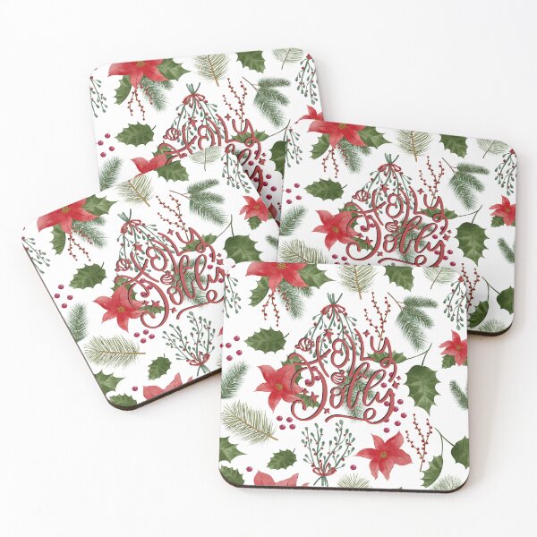 Item preview, Holly Jolly Poinsettia Pattern! designed and sold by TidyKitchenInc.