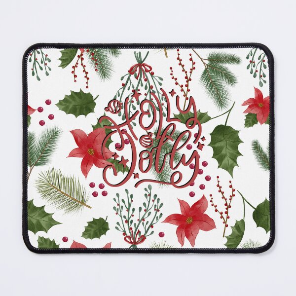 Item preview, Holly Jolly Poinsettia Pattern! designed and sold by TidyKitchenInc.