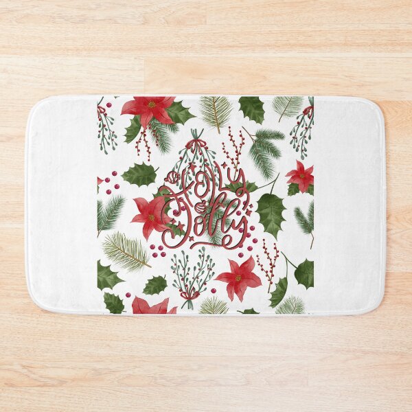 Item preview, Holly Jolly Poinsettia Pattern! designed and sold by TidyKitchenInc.