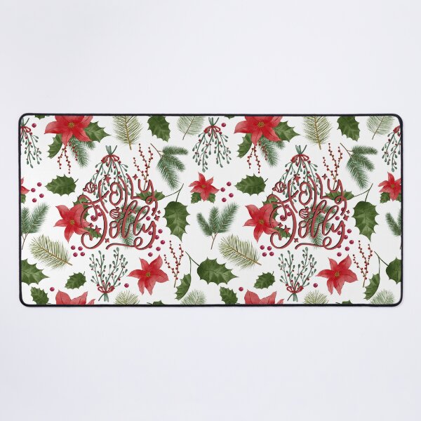 Item preview, Holly Jolly Poinsettia Pattern! designed and sold by TidyKitchenInc.