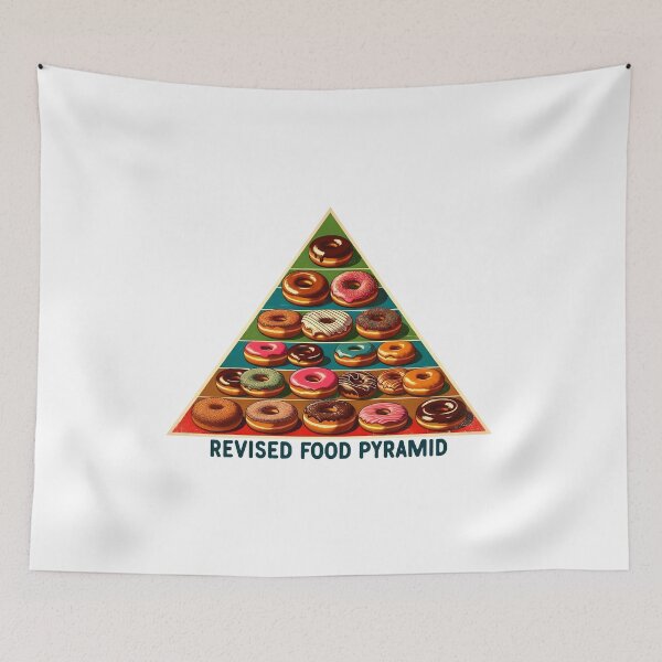 Item preview, Donut Food Pyramid - Revised Food Pyramid - Donuts! designed and sold by FunnyStoopid.