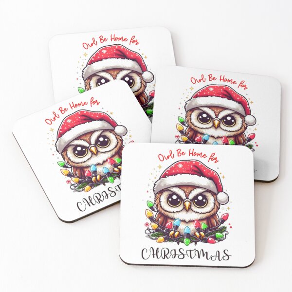 Item preview, Owl Be Home For Christmas designed and sold by UnrealQuake.