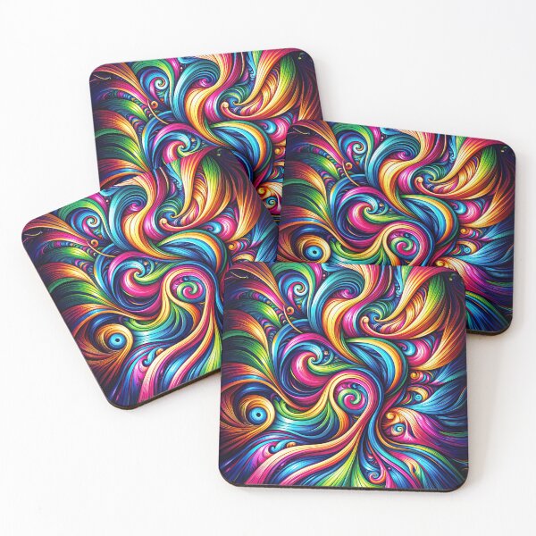 Item preview, Rainbow Chaos Swirls designed and sold by KeeganCreations.