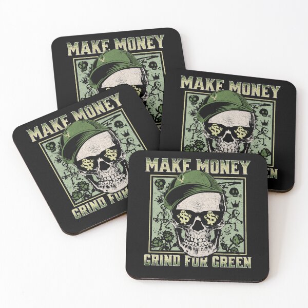 Item preview, Make Money Grind For Green designed and sold by The Jackalope.