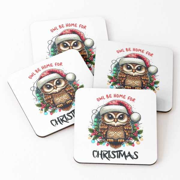 Item preview, Owl Be Home For Christmas designed and sold by UnrealQuake.