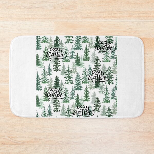 Item preview, Cozy Winter Pine Tree Pattern! designed and sold by TidyKitchenInc.
