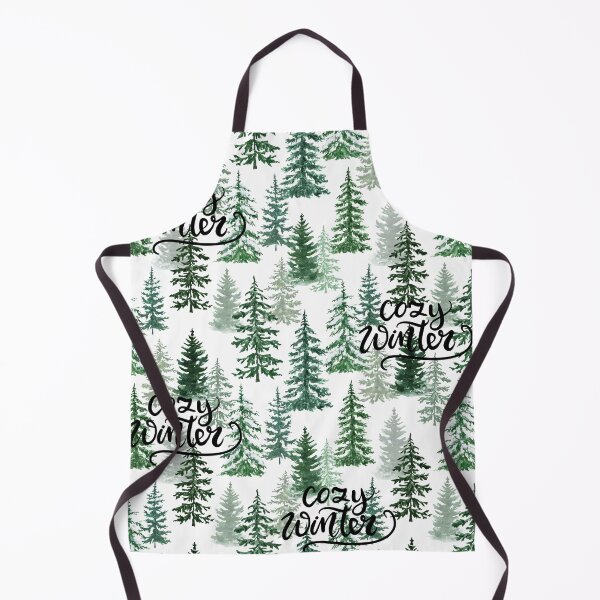 Item preview, Cozy Winter Pine Tree Pattern! designed and sold by TidyKitchenInc.