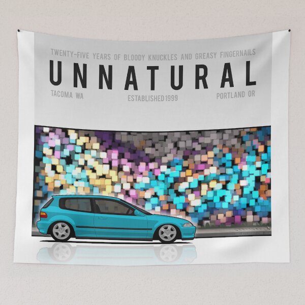 Item preview, Unnatural Car Club PNW: Teal Green Hatchback EH designed and sold by The Last Lugnut.