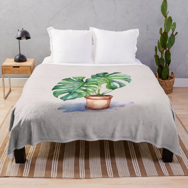 Item preview, Watercolor Monstera designed and sold by cozyvintage.