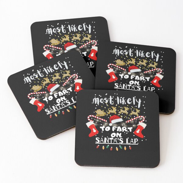 Item preview, Most Likely To Fart On Santa's Lap Family Matching Christmas designed and sold by harry mac.