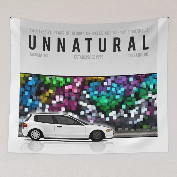 Item preview, Unnatural Car Club PNW: Frost White Hatchback EH designed and sold by The Last Lugnut.