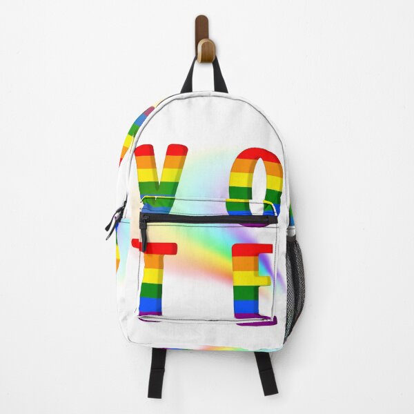 Item preview, VOTE-Rainbow-White Background  designed and sold by Trendi61.