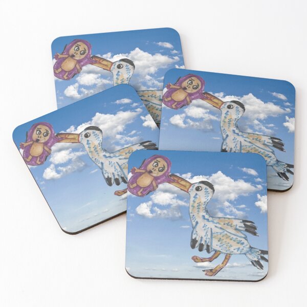 Item preview, Stork Bringing a Baby designed and sold by mila-ola.